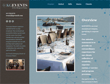 Tablet Screenshot of kgeventsllc.com